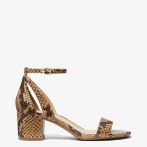 Michael Kors Cardi Ankle Strap Leather Sandals
